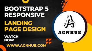 Bootstrap 5 Responsive Landing Page Design | Responsible website design #design #tutorial #coding