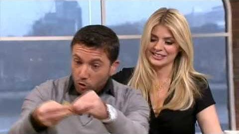 Gino talks about his italian sausage and says "turd" - This Morning 28th February 2012