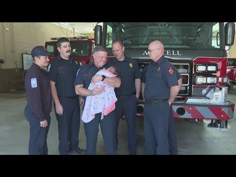 Austell firefighter helps deliver his own granddaughter at fire station