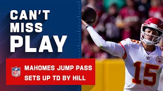 Patrick Mahomes Busts Out the Jump Pass