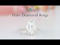 Discover Diamond Halo Engagement Rings