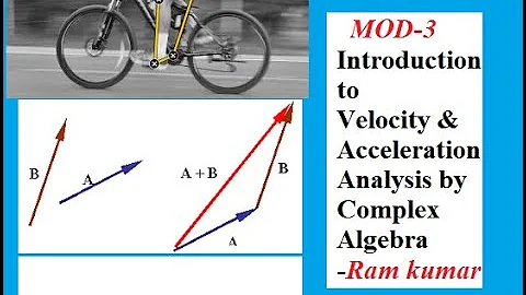 Intro to Velocity & Acceleration Analysis by Complex Algebra and Loop Closure equation for mechanism
