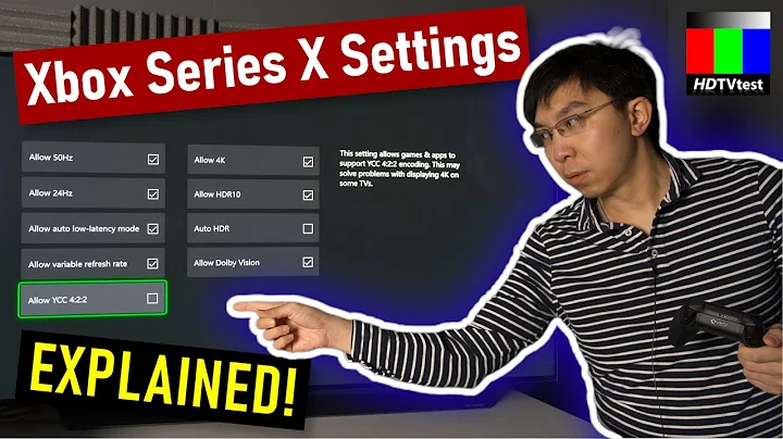 Best Xbox Series X Settings Explained: YCC 422, 8-Bit or 10-Bit, Standard vs PC RGB