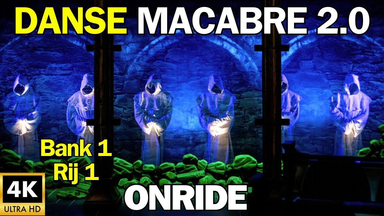 Dit Is Danse Macabre 2.0! 💀 Nieuwe Efteling Onride in 4K (2025)