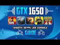 Gtx 1650  get smooth 30fps just like console on pc