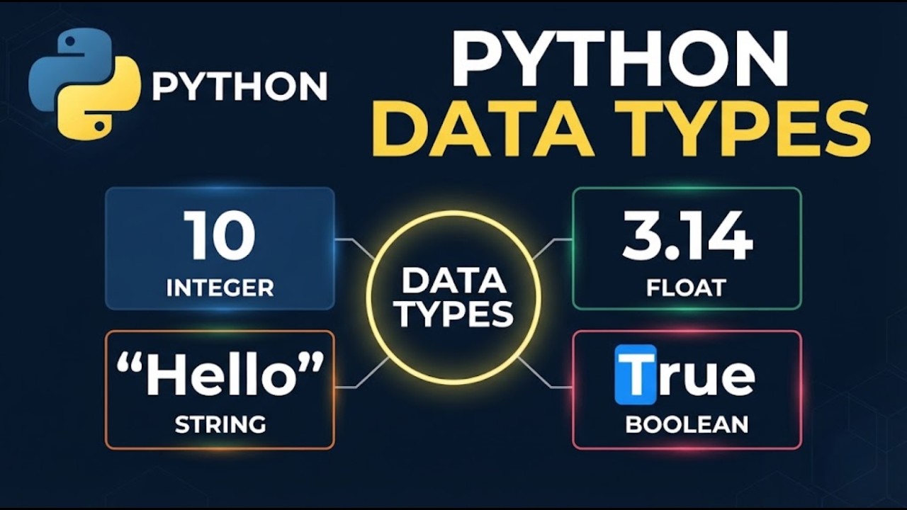 Python Tutorial for Beginners | Data Types in Python - YouTube