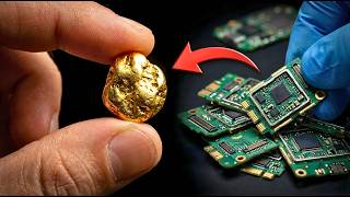 How Millions Of Broken Smartphones Are Melted Down Into Pure Gold | Massive E-Waste Recycling Plant