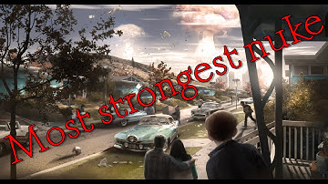 Fallout 4 - Most strongest nuke explosion EVER