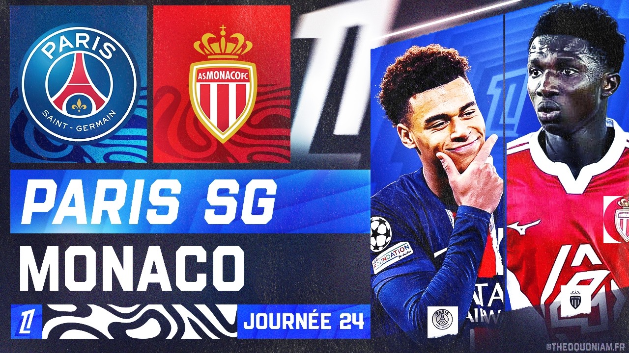 🔴 PSG - MONACO | 🔴⚪ LA REVANCHE DE MONACO CONTRE PARIS 🔴🔵 GROS CHOC AU PARC🔥| LIGUE 1 - LIVE/DIRECT