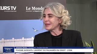 Décideurs du Droit - Pivoine Avocats - Lauréat du Palmarès du Droit - Lyon 2020