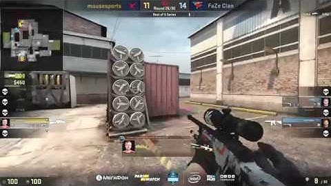 ChrisJ sick 1v3 Clutch - Faze Clan vs Mousesports - ESL One Belo Horizonte 2018