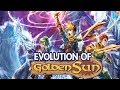 Graphical evolution of golden sun 20012010