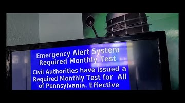 EAS Required Monthly Test 9/15/2022