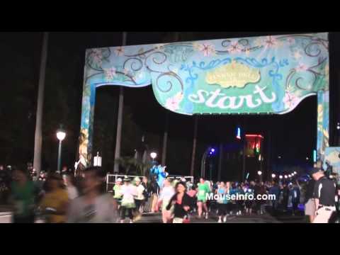 Tinker Bell Half Marathon 2012 Official Start Line Corrals A-D