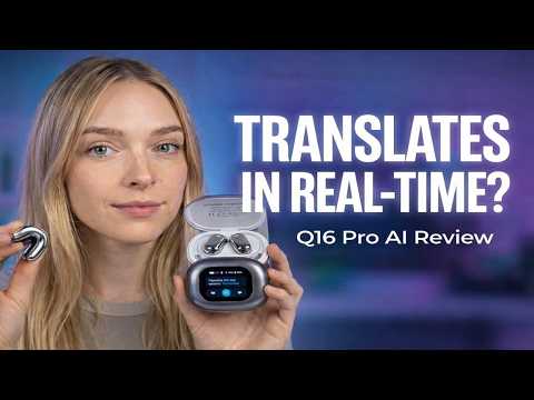 YYK Q16 PRO AI Wireless Translation Earbuds Review | Real-Time Language Translator Test