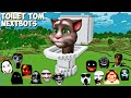 SURVIVAL SECRET GIANT SKIBIDI TOILET TOM in Minecraft - JEFF THE KILLER and GRUDGE and 100 NEXTBOTS
