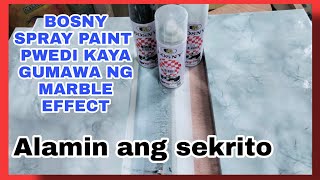 Paan gumawa ng marble effect gamit ang spray paint/ How to make marble effect spray paint/ GLENRON