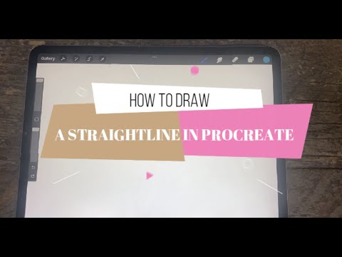 How To Draw A Straight Line In Procreate