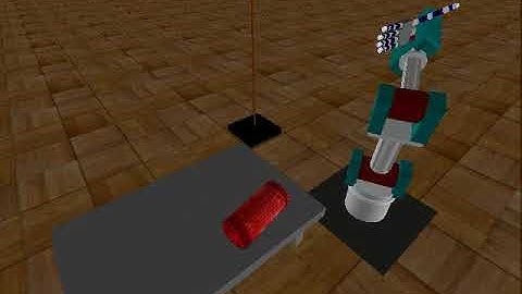 Learning grasp and push affordances in the simulator