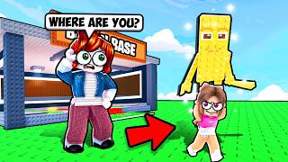 Becoming TINY to STEAL the RAREST BRAINROTS in Roblox STEAL A BRAINROT