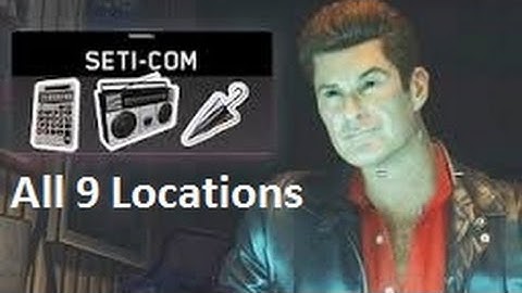 ZOMBIES IN SPACELAND EASTER EGG - ALL "SETI-COM" PART LOCATIONS (Infinite Warfare Zombies)