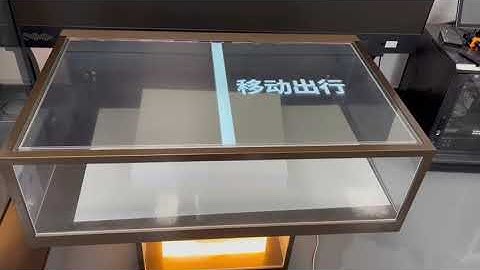 Avlink 55inch OLED transparent display for showcase touch screen digital signage top china factory