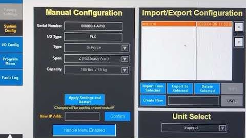 06 02 Gorbel G Force Q2 & iQ2 Smart Connect User Interface System Configuration