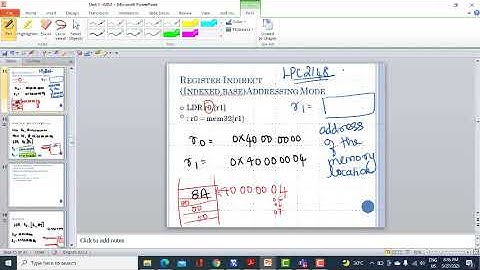 Lecture 6_Addressing Modes of ARM7 LPC2148   Using Keil software