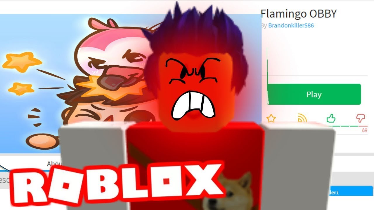 Flamingo Rage Obby Youtube - flamingo roblox rage