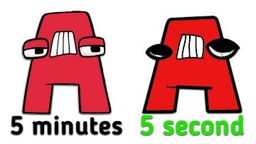 Alphabet Lore But I Draw It in 5 seconds! ( Full Version )