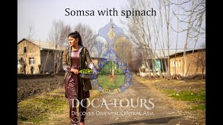 Somsa with spinach | Uzbek tandoori samsa