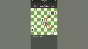 Day 15 !! Puzzle of the day Back to eighth rank bishop rook pin trick #puzzlesolving #chesspuzzles
