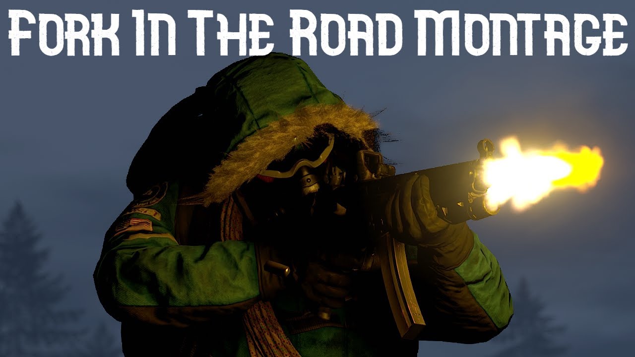 Fork In the Road Rust Montage
