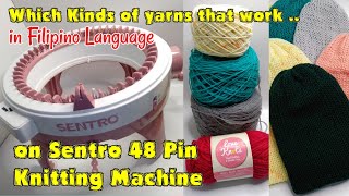 Sentro Knitting Machine Review 🎁 Unboxing 👒 How to Knit a Hat ✨ Sentro 40  Needle 