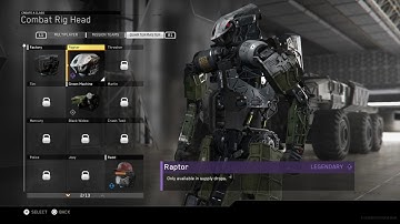 Infinite Warfare: Synaptic Raptor Combat Rig Head