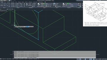 How to draw a Isometric, and one-point perspective in AutoCAD