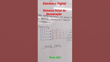 Sistema Octal de Numeração #shorts