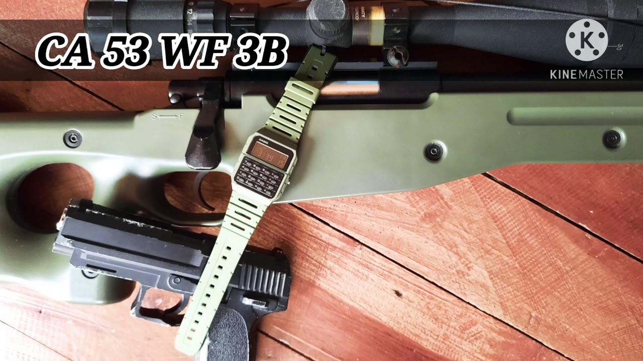 Casio Ca 53wf 3b Calculatorwatch Casiovintagedesign Youtube