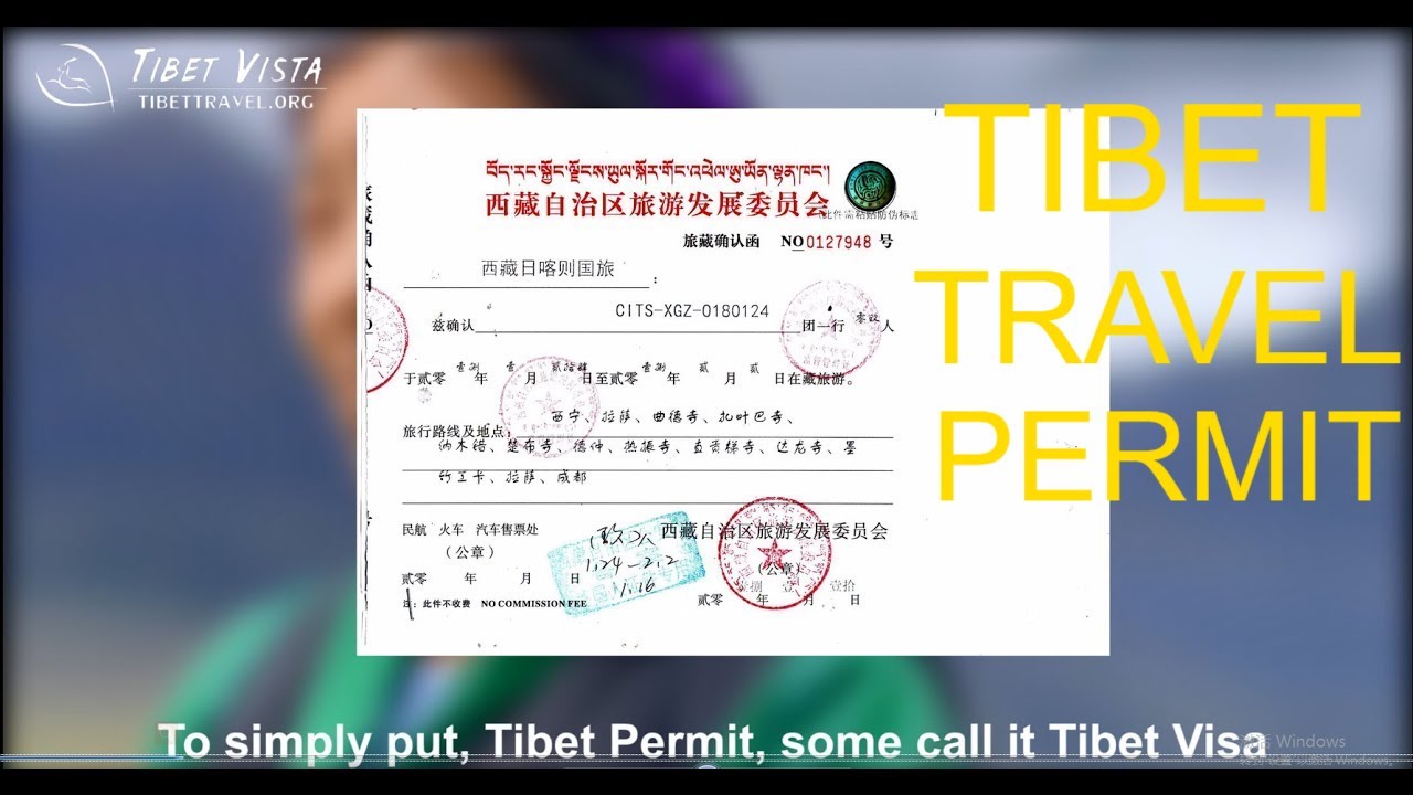 tibet travel visa