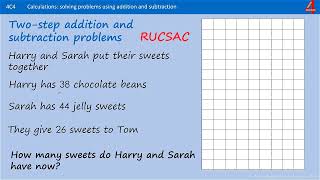 More Two-Step Addition and Subtraction Problems