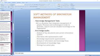 Soft Methods of Innovation Management - Innovation Management by Prof.Dattatreya Reddy Peram screenshot 4