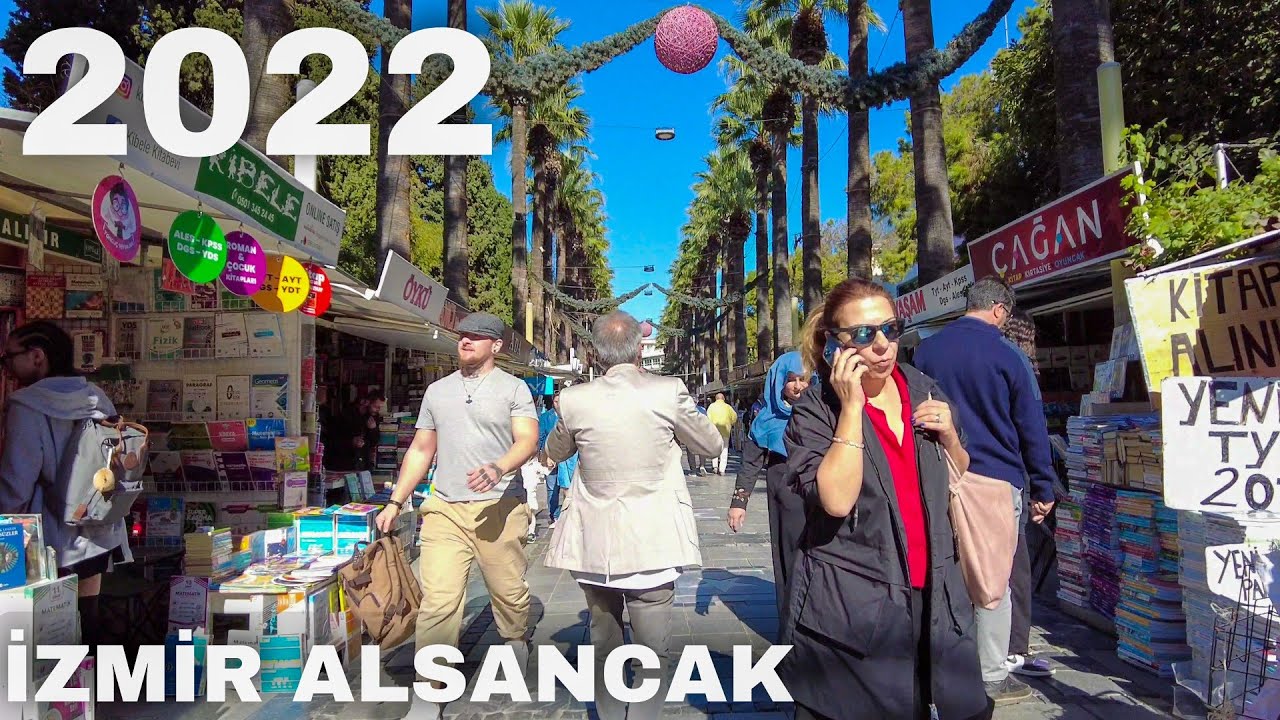 Izmir, तुर्किये | Alsancak | पैदल यात्रा 4K
