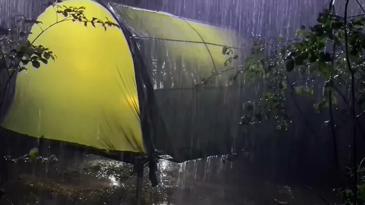 10 HOURS Rain and Thunder, Thunderstorm, Rain and ...