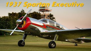 1937 Spartan Executive aircraft walkaround. Triple Tree Aerodrome (SC00) 