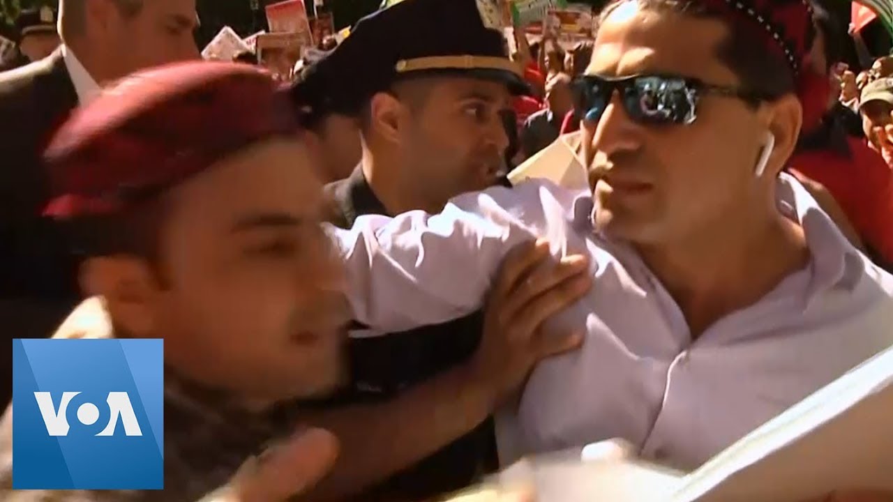 trump amazonia Modi Supporters, Protesters Rally Outside UN