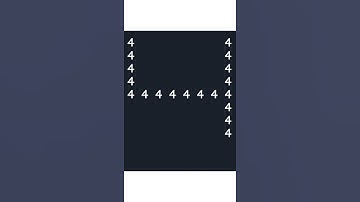 #Shorts🔥 #Java_Pattern_Program👨‍💻 Print Numbers Four ( 4 ) using for loop in java language.