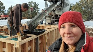 DISASTER Narrowly Averted | 8 Foot Concrete ROOT CELLAR Wall Pour