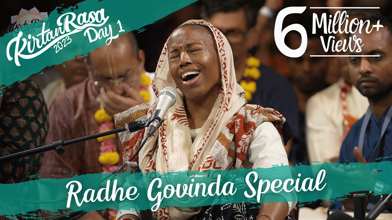 Radhe Govinda Special  Acyuta Gopi Day 1 Final Kirtan  Kirtan Rasa 2023  Dubai Kirtan Fest