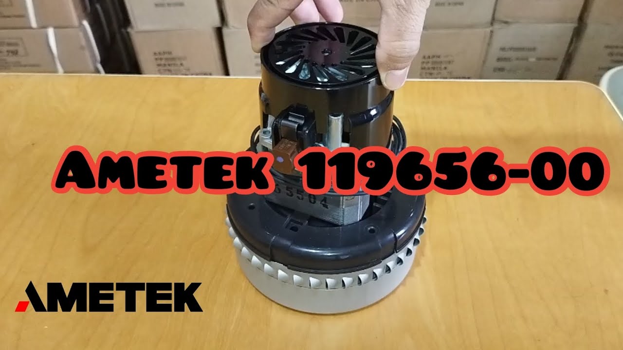 Ametek 119656 00 Motor Vacuum Wet and Dry, 2 Stage 220 240 Volt AC