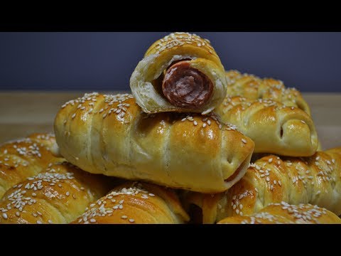 Сосиски в Тесте или Идеальный Перекус для природы, работы или дома Sausages in the dough